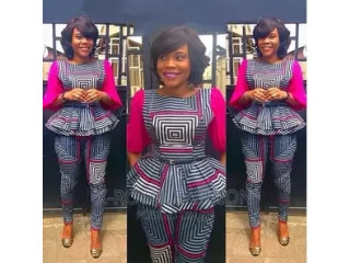 Nice Ankara Trouser and Top for Women.