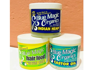 Blue Magic Hair Growth Pomade (Castor, Hemp Hair Food)