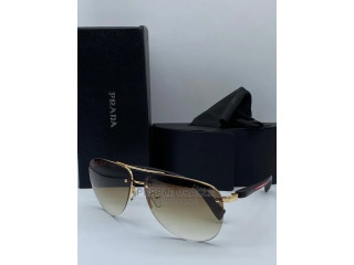 Original Prada Anti-Uv Aviator Sunglasses