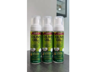 ORS Olive Oil Wrap/Set Mousse, Spray and Edgecontrol.