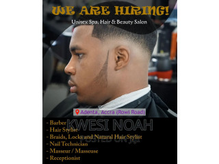 Barber Living in or Around Adenta Wanted