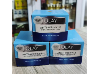 Olay Anti-Wrinkle Instant Hydration Day and Night Cream.