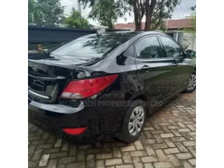 Black Hyundai Accent