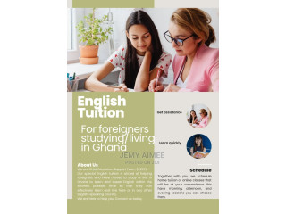 Home Tuition (English Tuition) for Foreigners in Ghana