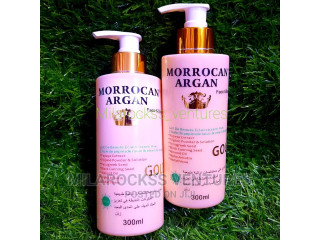 Moroccan Argan Gold Face and Body Lotion.
