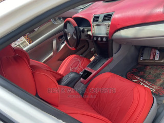 9D Luxury Leather Seat Cover (All Red)