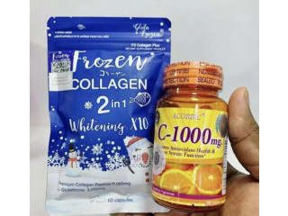 Frozen Collagen and Acorbic Vitamin C