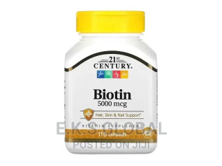 21st Century, Biotin, 5,000 McG, 110 Capsules
