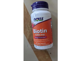 Biotin 5,000 MCG (Promotes Normal Immune Function)