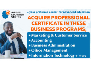 Professional Certificates in Business Courses