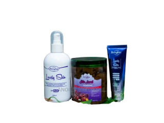 Perroni Lovely Skin Body Lotion, Face Cream and Soap - Combo