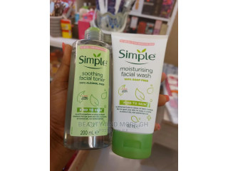 Simple Face Wash and Face Toner