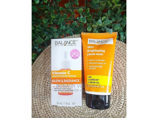 Balance Vitamin C Brightening Serum and Face Wash