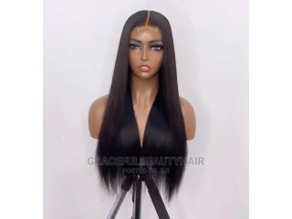 22 Inches Peruvian Remy Silky Straight Wig Cap