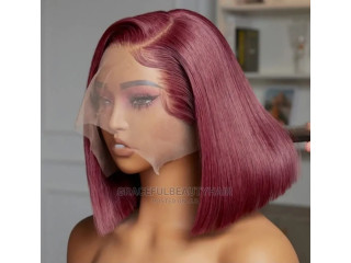 10 Inches Peruvian Remy Double Drawn Frontal Wig Cap