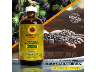 Tropic Isle Living Jamaican Black Castor Oil 8oz (Hair/Skin)