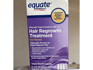 Equate Minoxidil for Women Hair Growth Hairloss Treatment