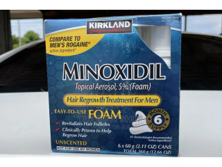 Kirkland Minoxidil Foam for Beard Growth and Receding Hair