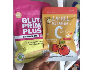 Gluta Prime Plus and Lachel Vitamin C