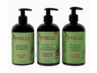 Mielle Rosemary Mint Strengthening Shampoo 3 Set Bundle-