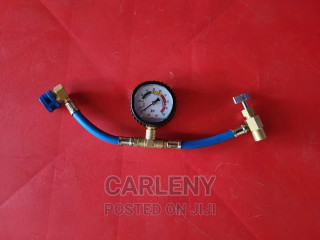 AC R1234yf Charging Hose With R1234yf Can Tap With Gauge