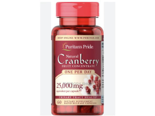 Puritan's Pride Cranberry -60 Caps (Urinary + Sexual Health)