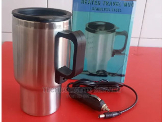 Car Heated Coffee/Tea Mug With Anti Spill Lid