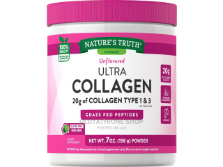 Unflavored Ultra Collagen Powder 20G Of Collagen Type 1 & 3