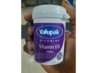 Valupak Vitamin D3 1000iu Tablets X 60