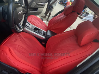 All Red Pure Leather Seat Cover