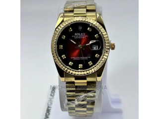 Rolex Gold Red Plate