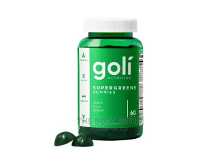 Goli Supergreens Gummies, Super Green and Probiotic Blend