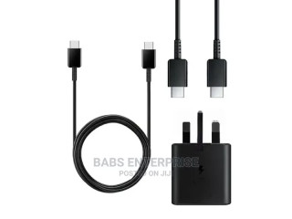 Samsung 25W Adapter 3pin With USB Type-C to Type-C Cable