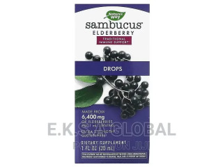 Sambucus Elderberry, Drops, 1 Fl Oz (30 Ml)