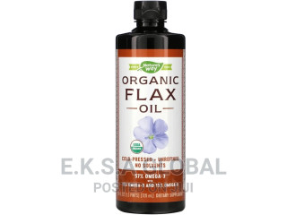 NatureS Way Organic Flax Oil 16 Oz.
