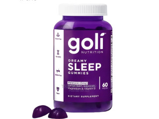 Goli Dreamy Sleep Gummy - 60 Count - Melatonin, Vitamin D,