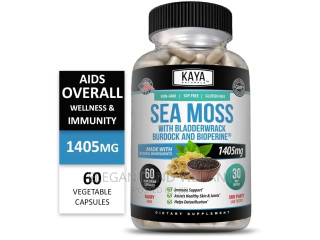 Organic Irish Sea Moss, Bladderwrack Burdock,Thyroid Sup