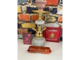 Shisha 2 Pipe With Flavor Charcoal Foil
