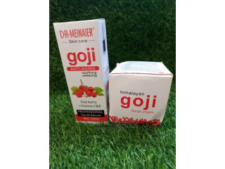 Goji Anti Aging Serum and Facial Cream Set