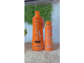 Pure Carrot Lightening Lotion and Shower Gel