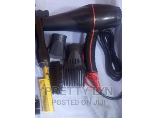 Hair Dryer With Hot Comb