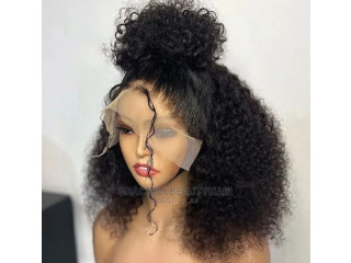 14 Inches Brazilian Remy Jerry Curls Frontal Cap