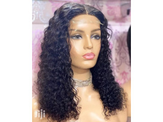 16 Inches Brazilian Remy Virgin Curls Wig Cap