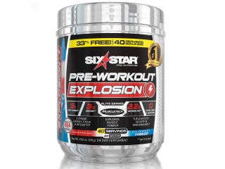 Six Star Preworkout Explosion for Energy,Focus Intensity