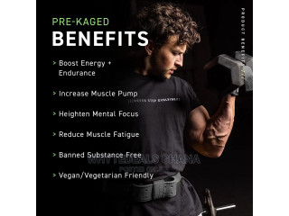 KAGED MUSCLE Preworkout for Men Women Intense Energy Focus