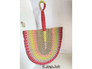 Bolga Handwoven Bridal Fan