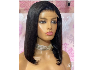 12 Inches Indian Remy Virgin Human Hair Wig Cap
