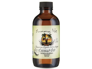Sunny Isle Jamaican Organic Extra Virgin Coconut Oil 4oz